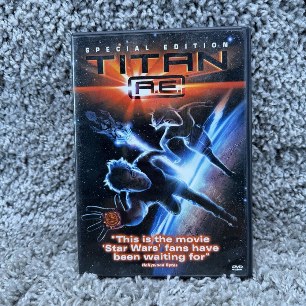 Titan AE Special Edition DVD 2000 Animated Sci Fi Matt Damon Drew Barrymore